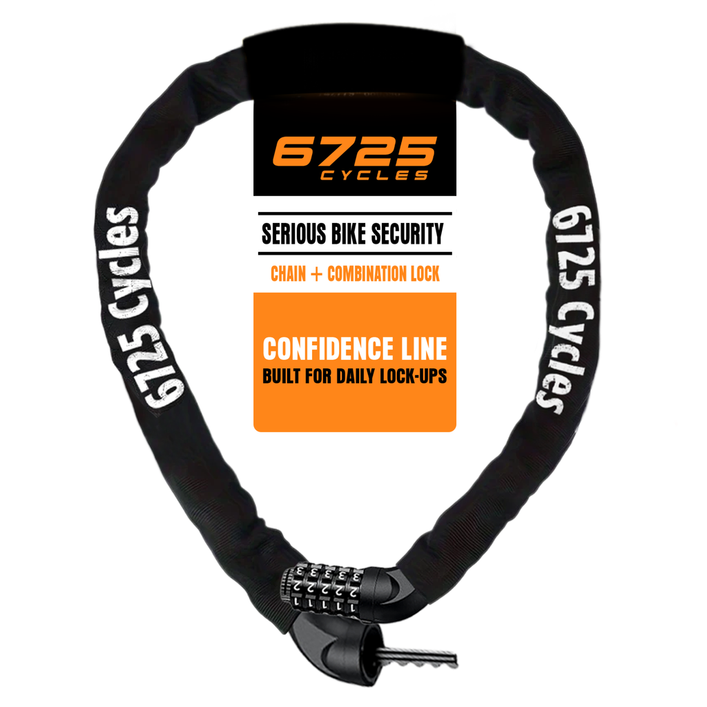 6725 1M Combination Bike Chain Lock