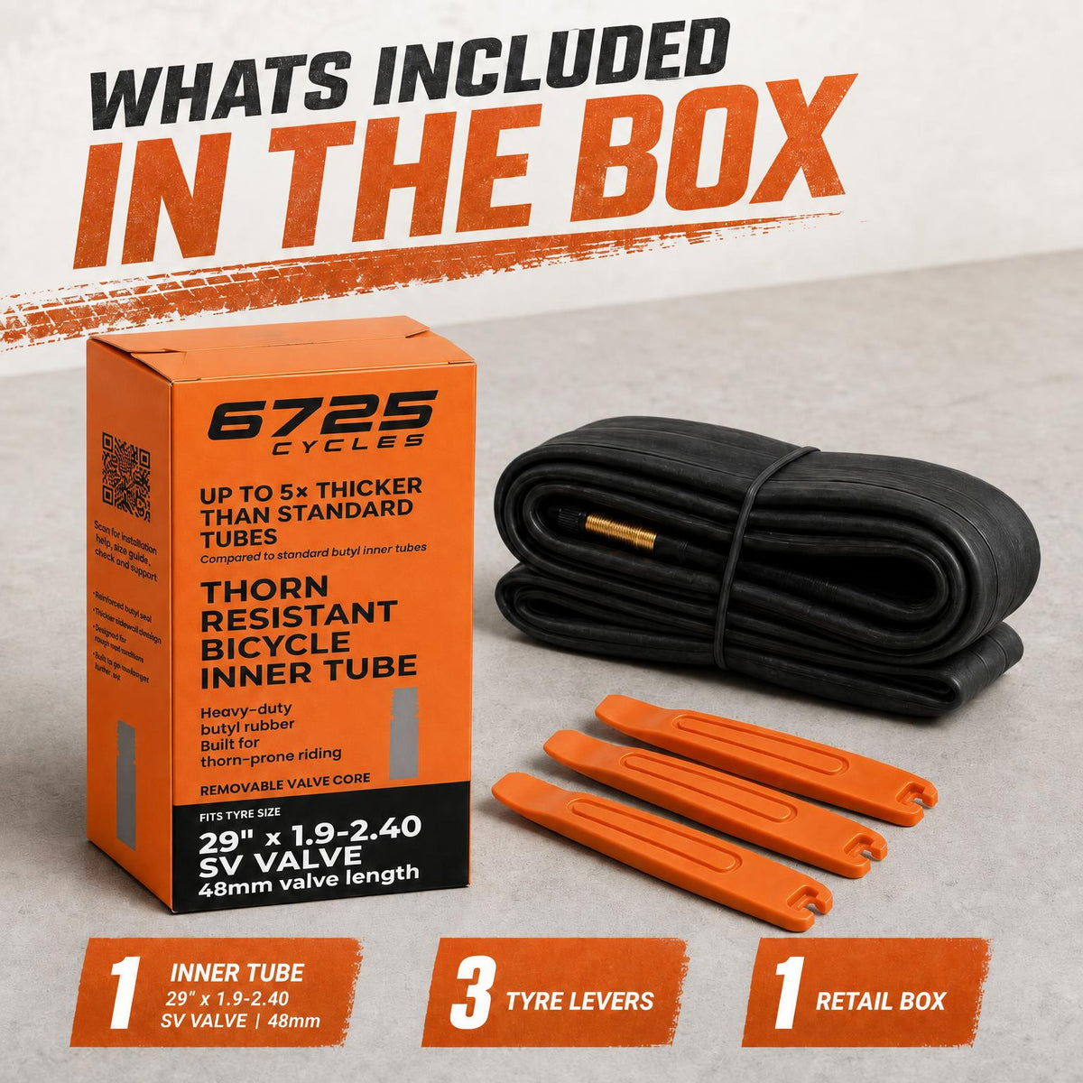 6725 Thorn Resistant Bike Tube
