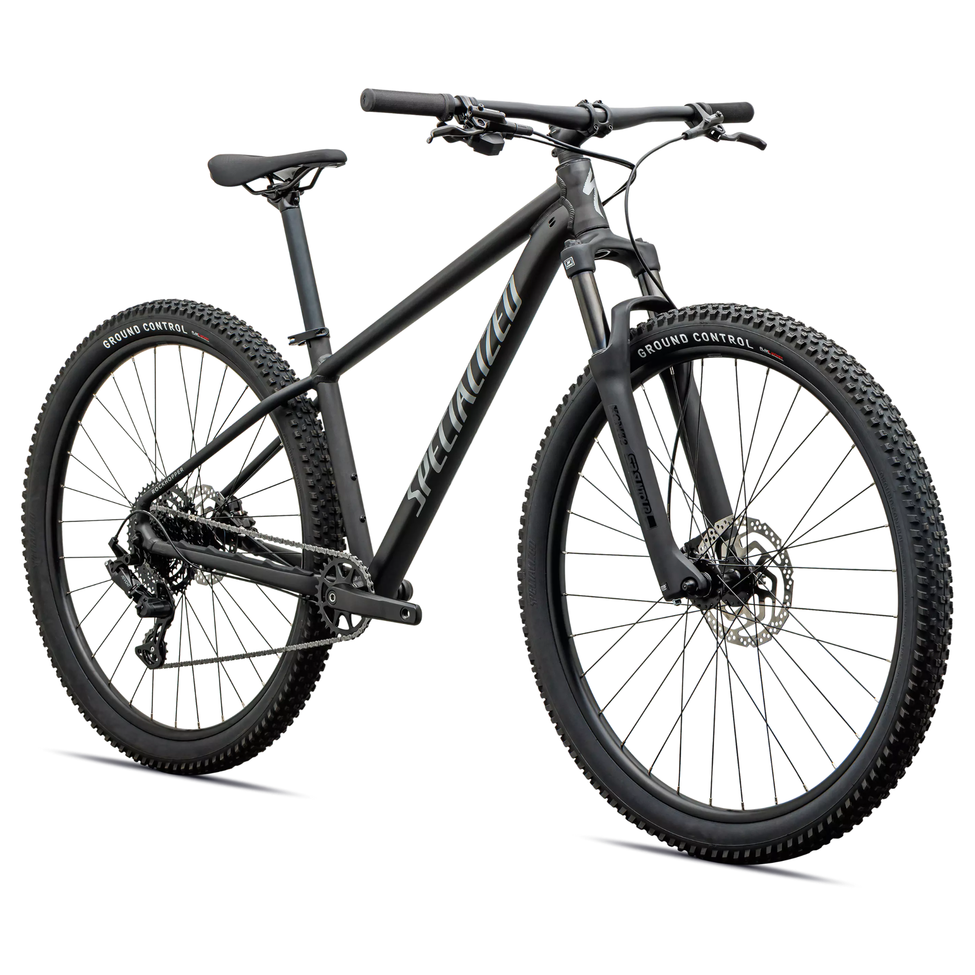 SR Suntour XCM Rx Tune lockout suspension fork on Specialized Rockhopper Sport hardtail