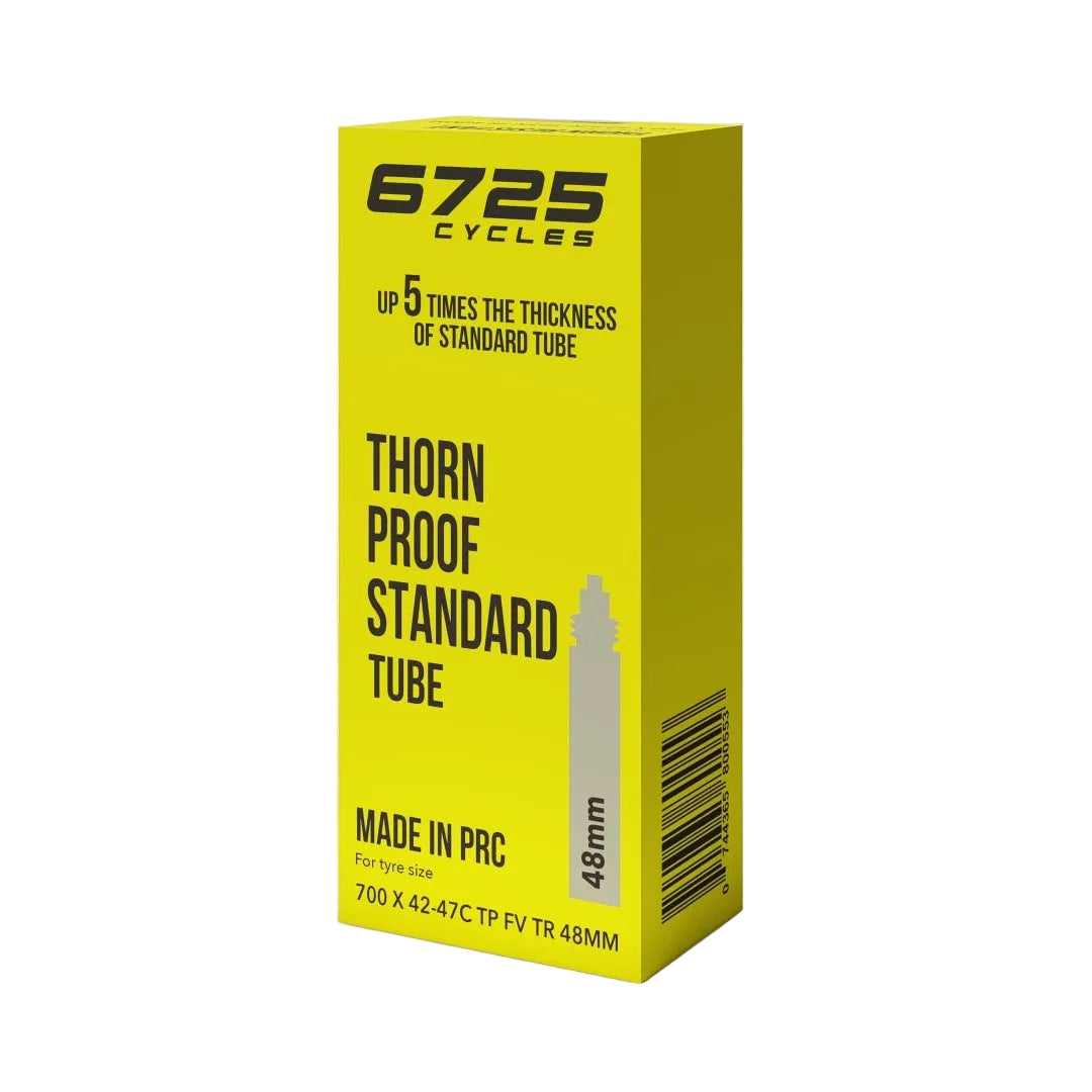 Yellow packaging of 6275 Cycles Thorn Proof Standard Tube on a white background