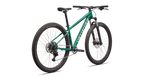 2026 Specialized Rockhopper Sport mountain bike in teal color with rugged tires and suspension components
