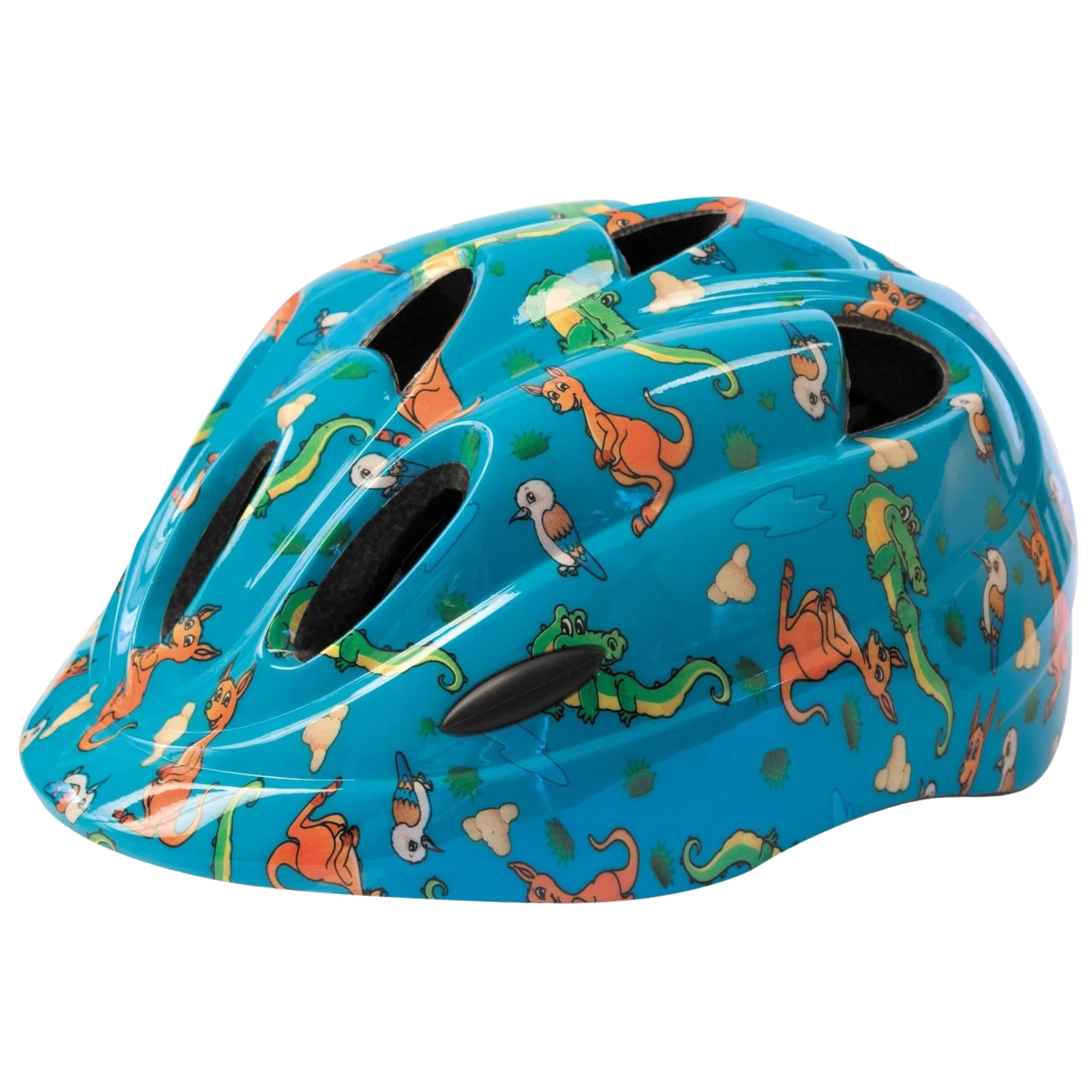 Close up of the Dial Comfort Fit System on the Azur Aussie Kids Bike Helmet