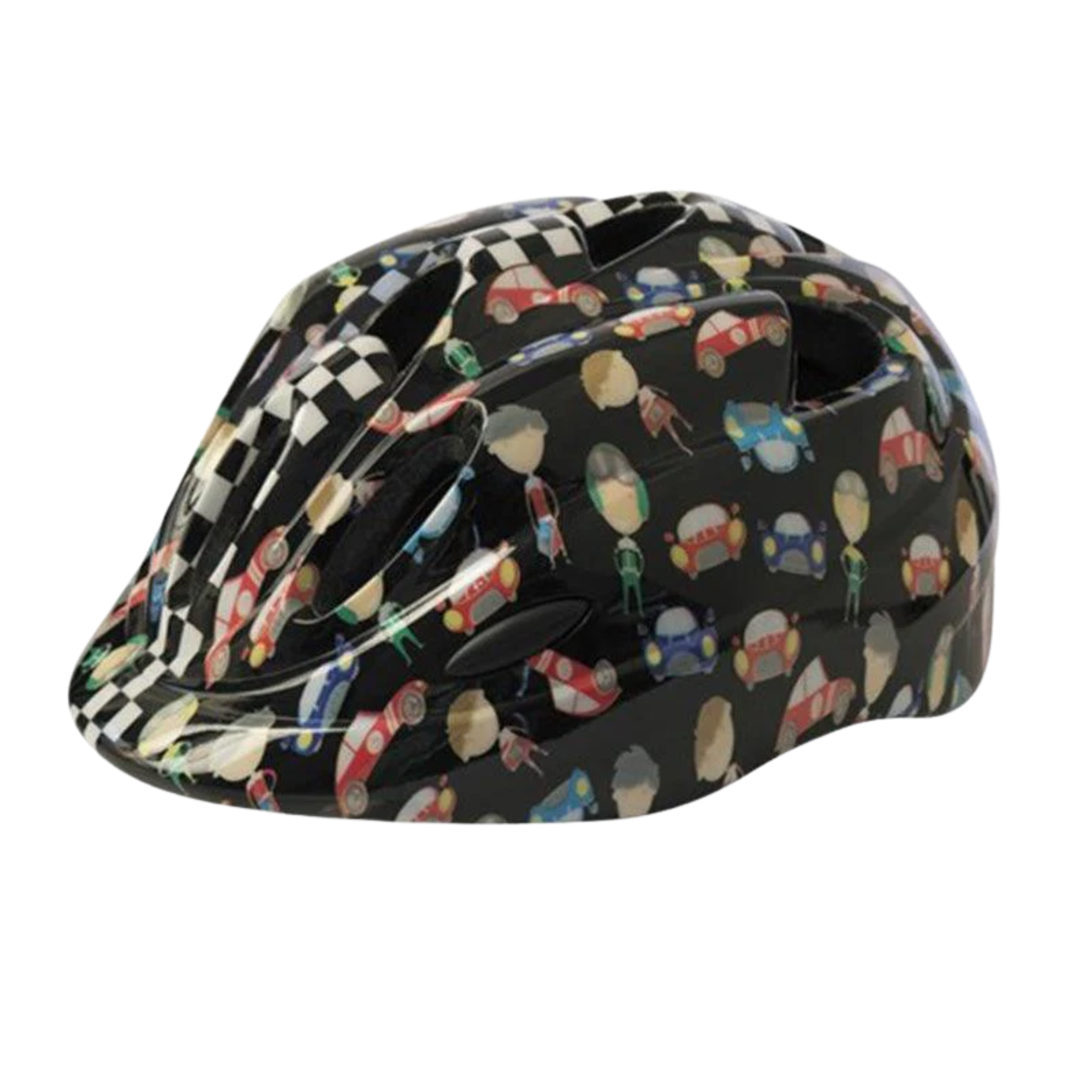 Azur Cars Kids Bike Helmet