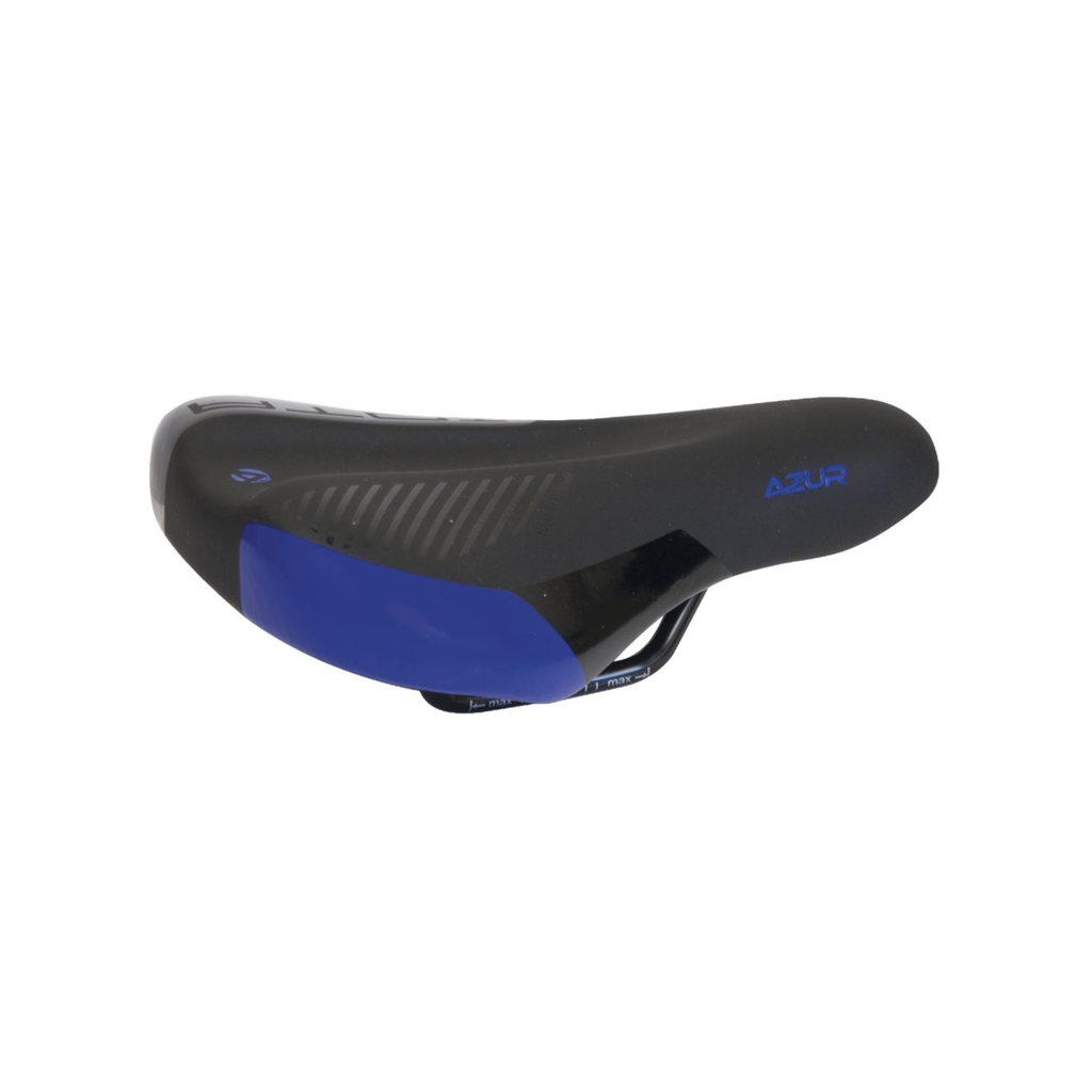 Azur Pro Range IOTA bike saddle with steel rails — Broome Cycles