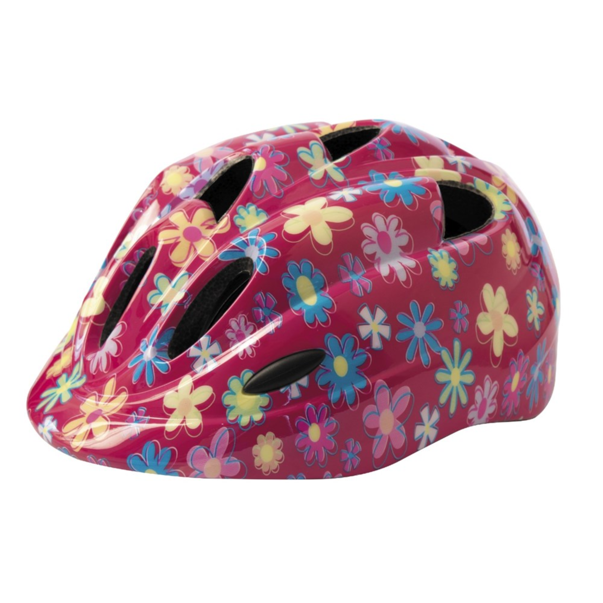 Azur Flower Kids Bike Helmet