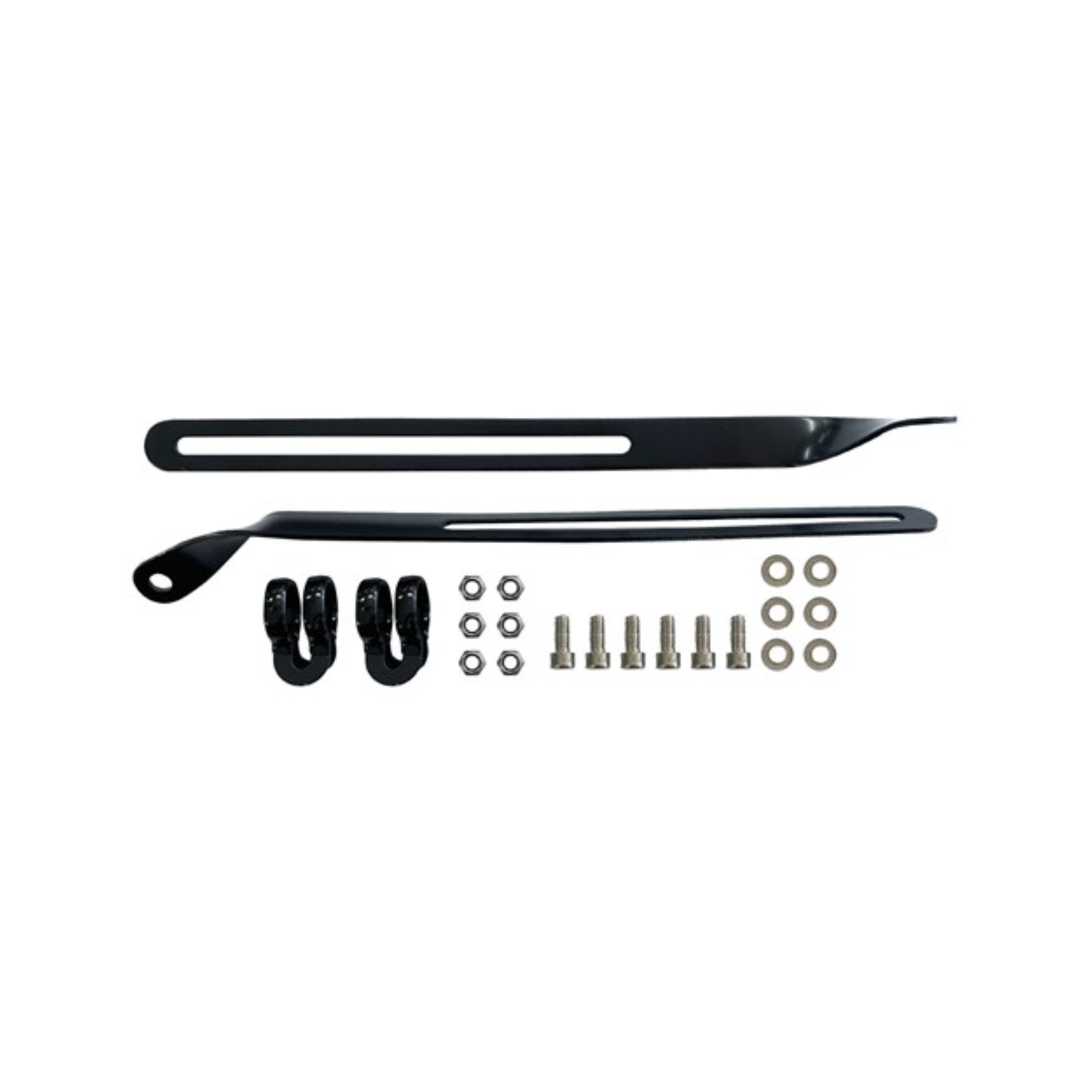 zur extra long carrier fittings black — rear bike rack mounting kit, Broome Cycles