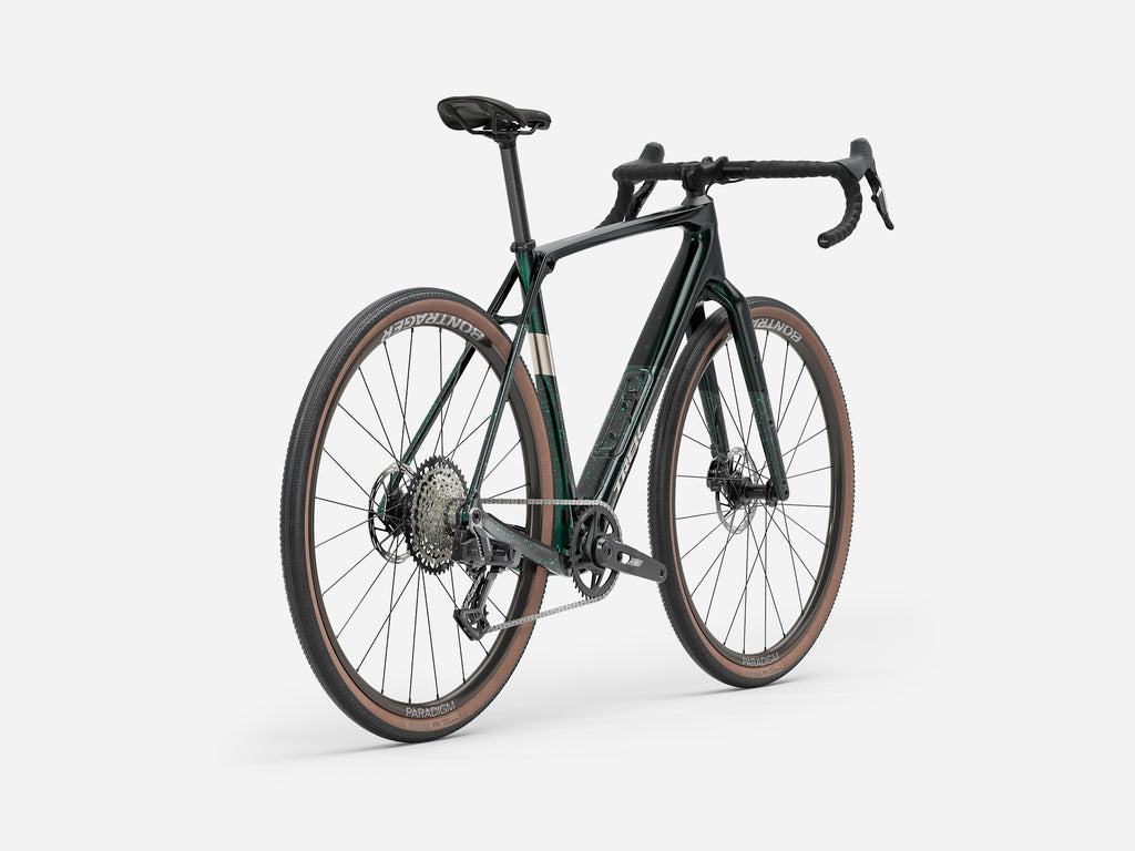 rear-angle view of Trek Checkpoint SL 6 AXS carbon bike with wireless derailleur