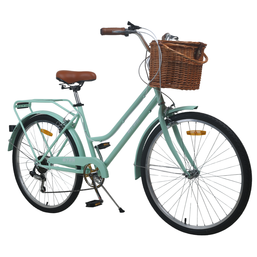 Ladies Cruiser Bike mint green step through city cruiser bicycle