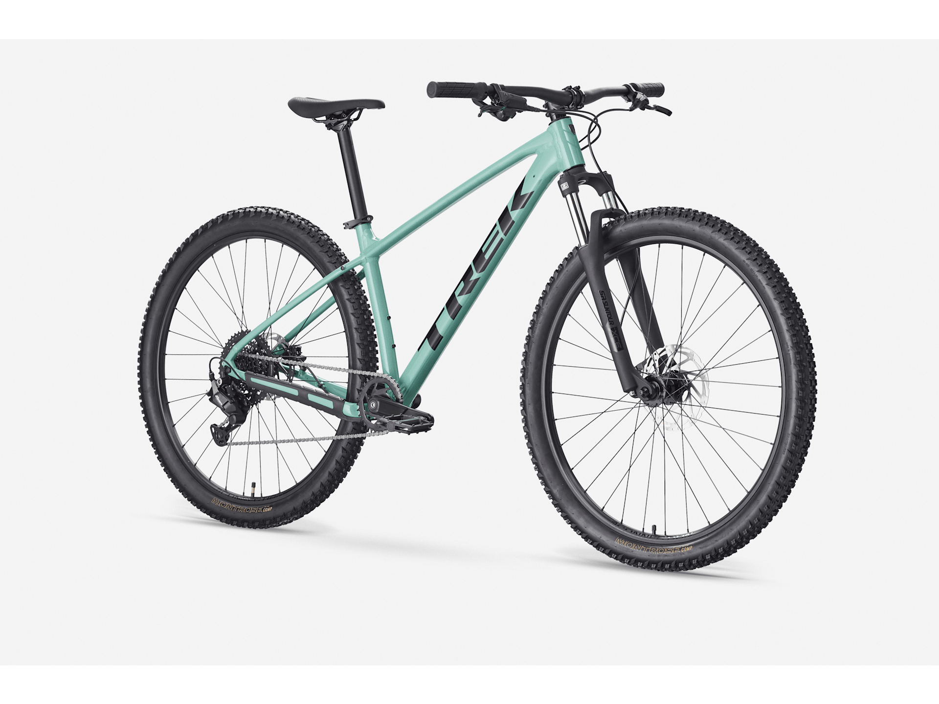 2026 Trek Marlin 4 Gen 3 Mountain Bike showcasing versatile design for trails and commuting.