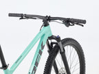 SR Suntour suspension fork and Shimano hydraulic disc brake on Trek Marlin 5 Gen 3 hardtail mountain bike