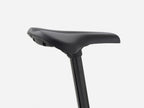 close-up of padded kids saddle and seatpost on 2027 Trek Precaliber 24 suspension kids bike