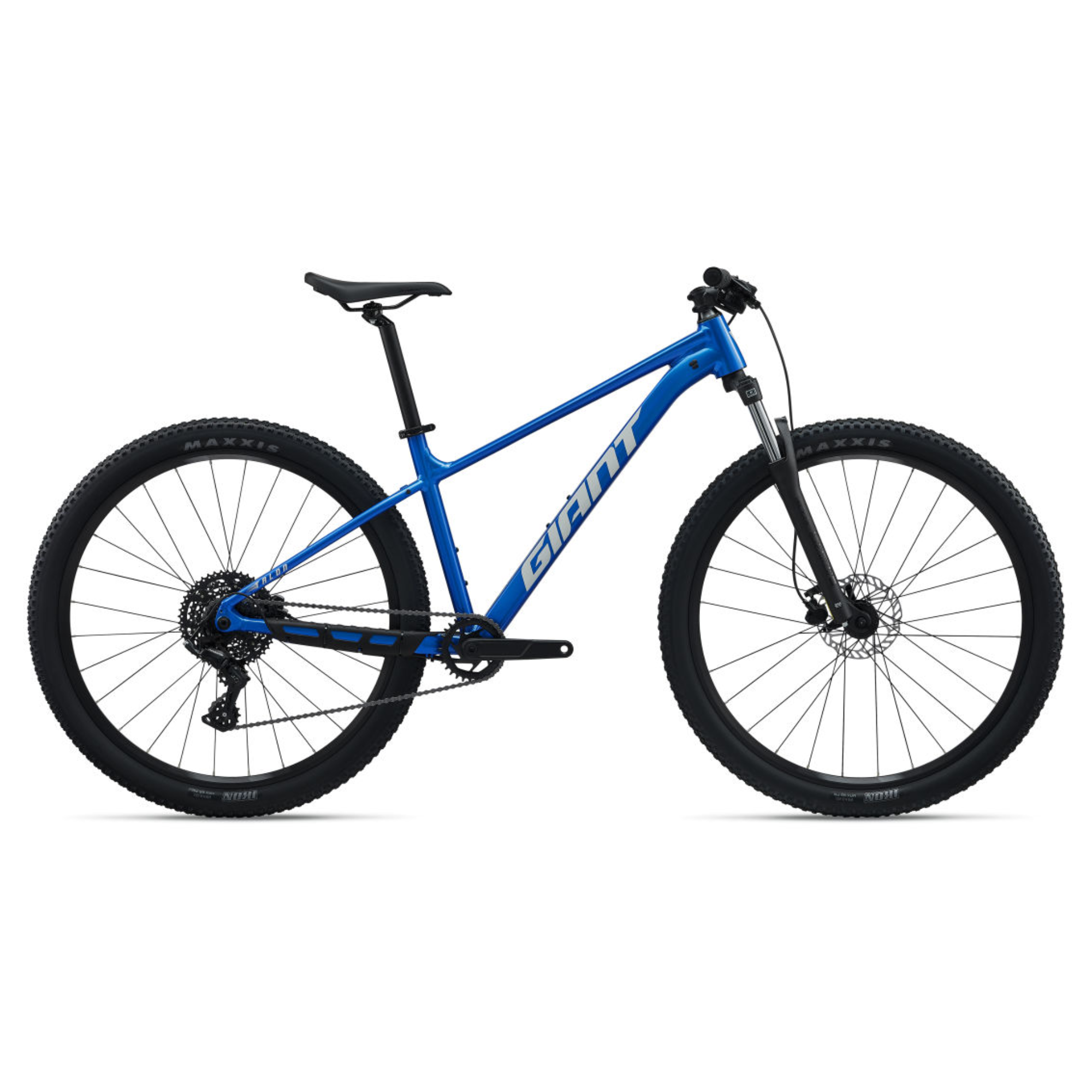 2027 Giant Talon 4 aluminium hardtail mountain bike with front suspension azure blue