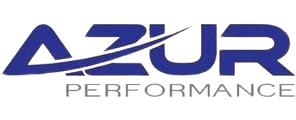 AZUR Performance logo with blue and gray design