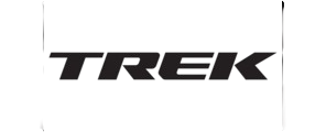 Trek logo on a white background